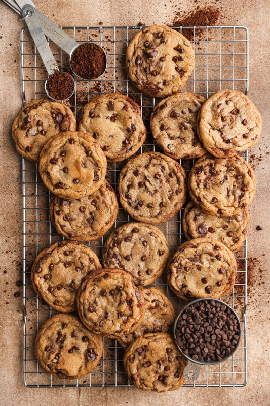 Brown Butter Espresso Chocolate Chip Cookies